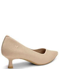 VIVAIA Scarlet Stretch Knit Kitten Heel Pumps
