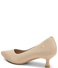 VIVAIA Scarlet Stretch Knit Kitten Heel Pumps