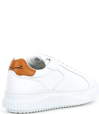 Voile Blanche Lipari Leather Platform Lace-Up Sneakers