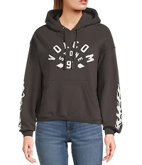 Volcom 1991 Mini Long Sleeve Brushed Back Fleece Hoodie