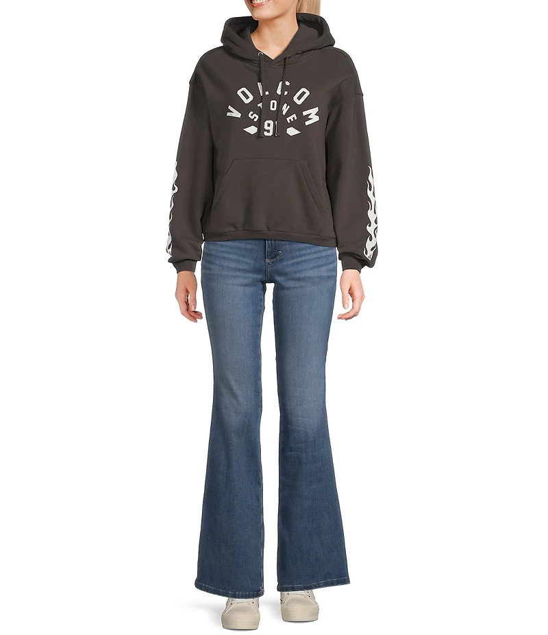 Volcom 1991 Mini Long Sleeve Brushed Back Fleece Hoodie