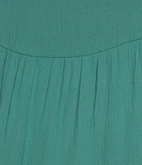 Volcom Beach Moon Stone Gauze Sleeveless Babydoll Dress