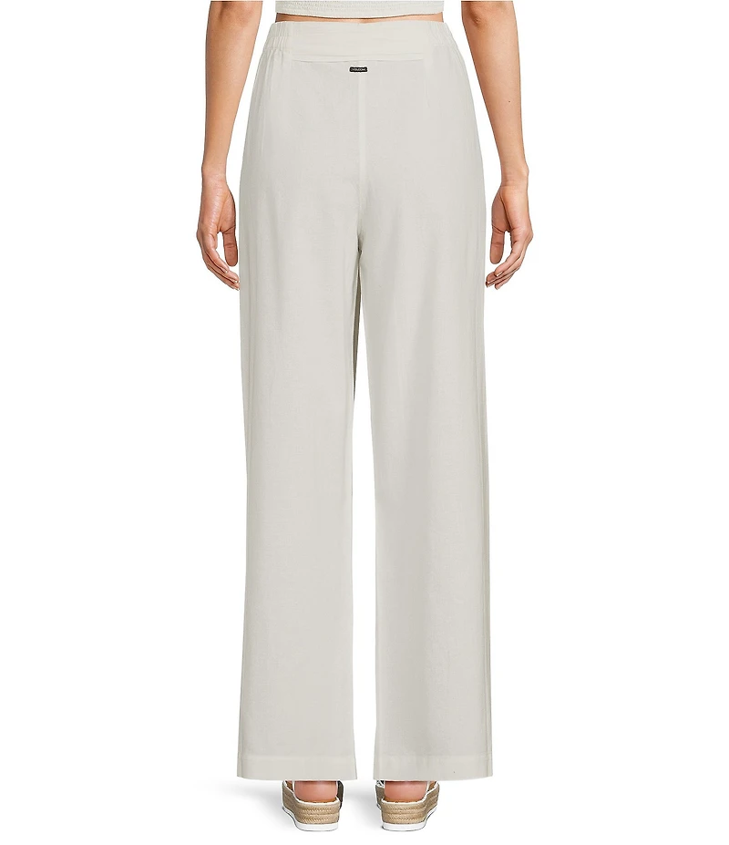 Volcom Bow Chicka High Rise Flat Front Wide Leg Pants