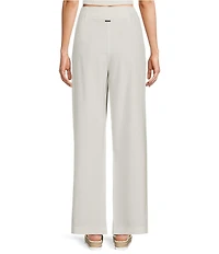 Volcom Bow Chicka High Rise Flat Front Wide Leg Pants