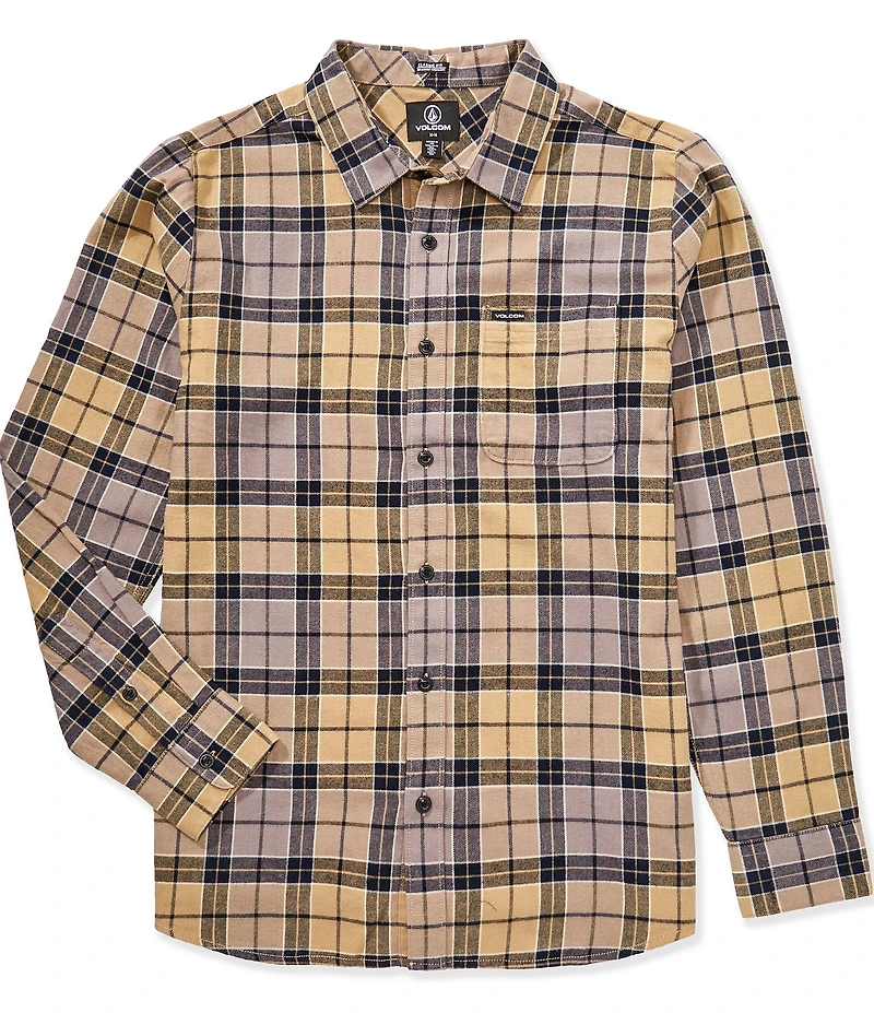 Volcom Caden Long Sleeve Plaid Flannel Shirt