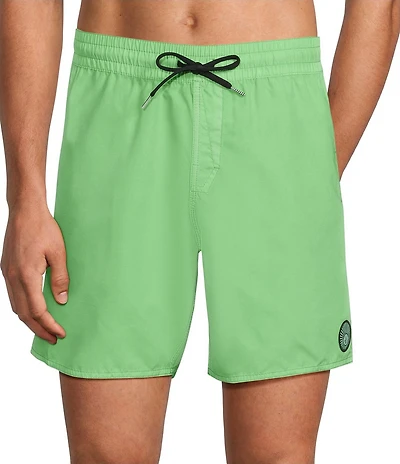 Volcom Center 17#double; Outseam Swim Trunks