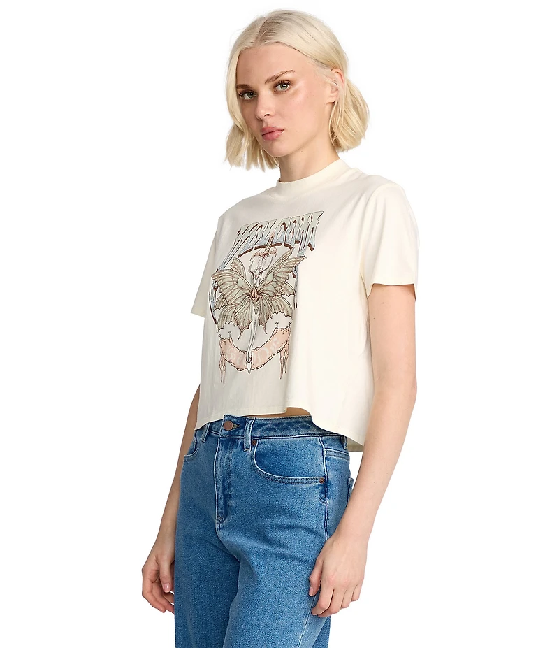 Volcom Dial Short Sleeve Cropped T-Shirt