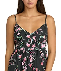 Volcom Dream In Bloom Sleeveless Maxi Dress