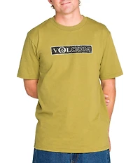Volcom Dual Euro Logo Short Sleeve Graphic T-Shirt