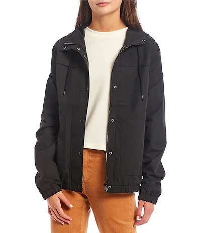 Volcom Enemy Stone Long Sleeve Hooded Windbreaker Jacket