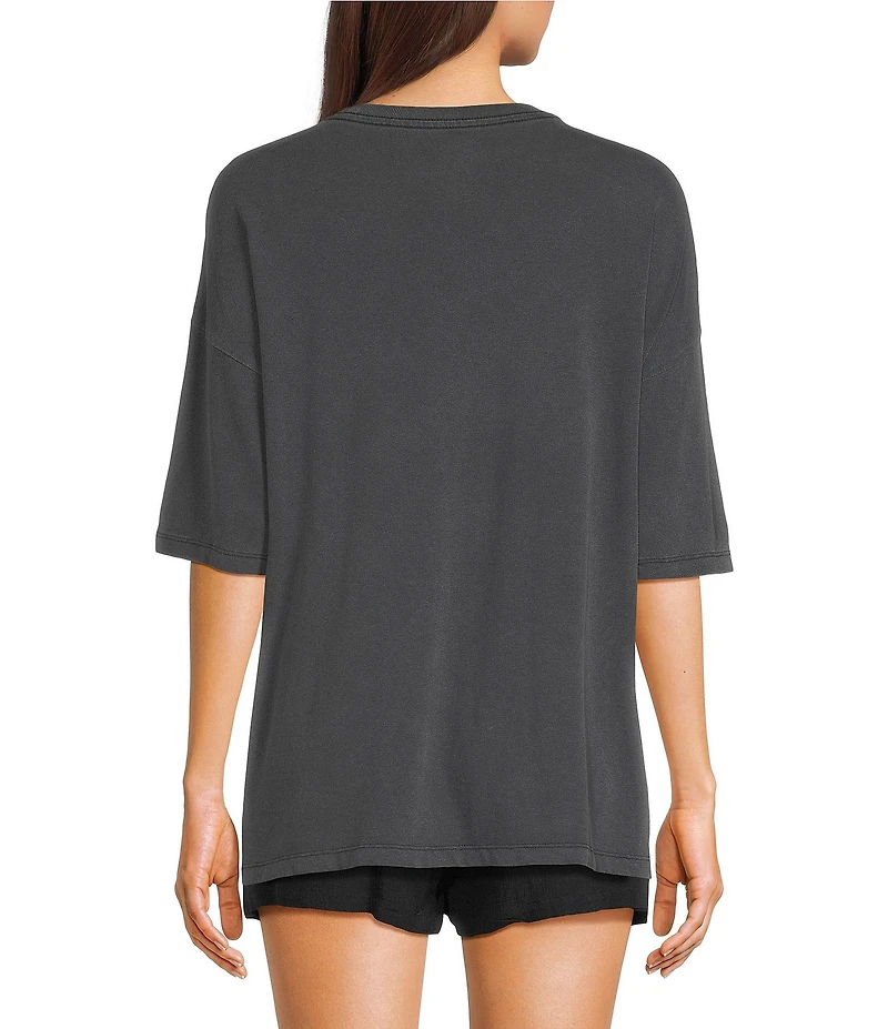 Volcom Glitch Tropic Graphic Crew Neck Short Sleeve Boyfriend Tee