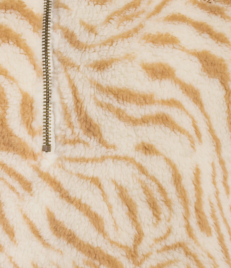 Volcom Halfstone Long Sleeve Faux Sherpa Pullover