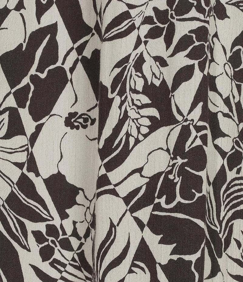 Volcom Hib Dia Floral Printed Slip Dress