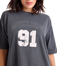 Volcom Line Up Base Short Sleeve Oversized T-Shirt