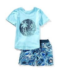 Volcom Little Boys Swimsuit 2-Piece Set