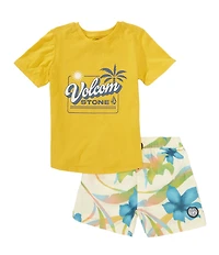 Volcom Little Boys Swimsuit 2-Piece Set
