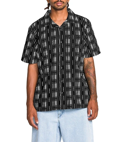 Volcom Macros Herringbone Short Sleeve Woven Shirt