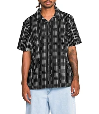 Volcom Macros Herringbone Short Sleeve Woven Shirt