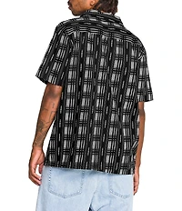 Volcom Macros Herringbone Short Sleeve Woven Shirt