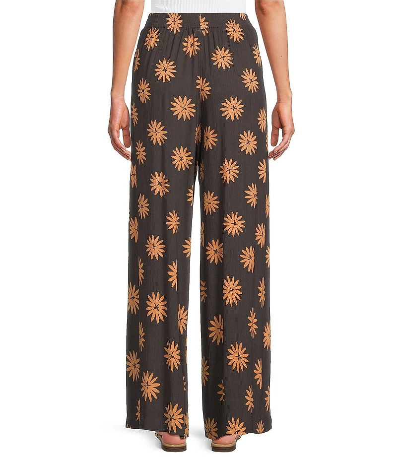 Volcom Midnight Ramble Printed Wide Leg Pants