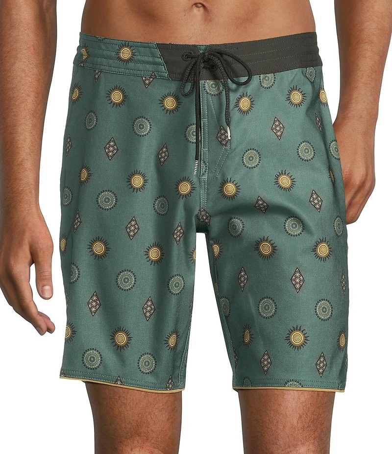 Volcom Mister Scallop Stoney 19#double; Outseam Swim Trunks