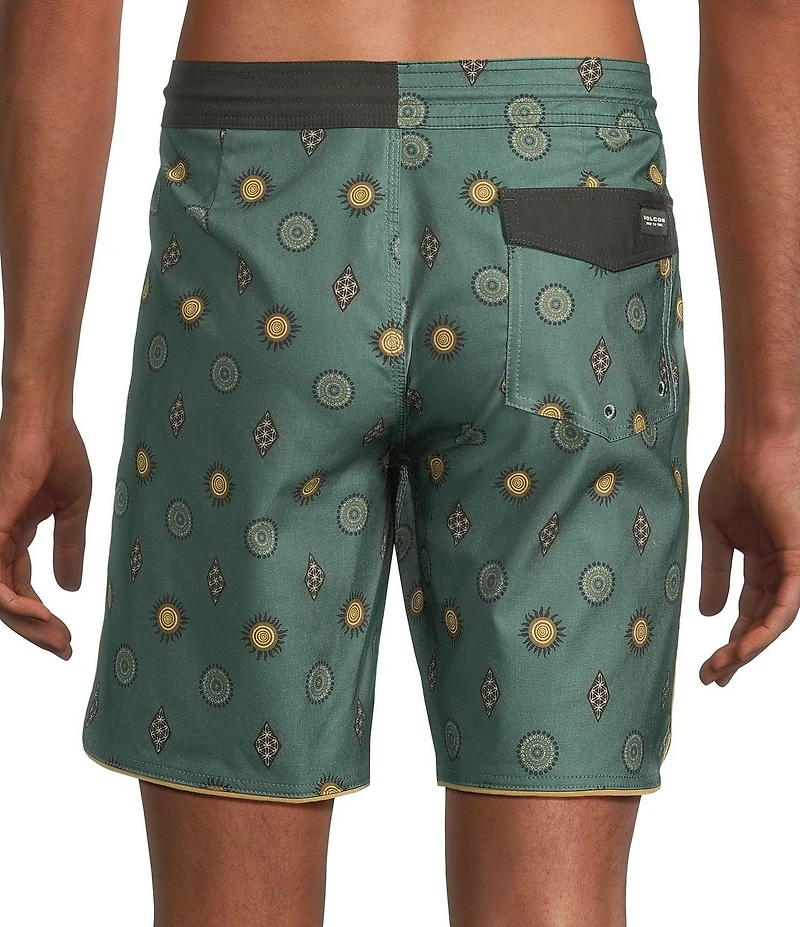 Volcom Mister Scallop Stoney 19#double; Outseam Swim Trunks