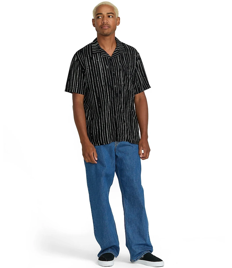 Volcom Mistostone Stripe Short Sleeve Woven Shirt