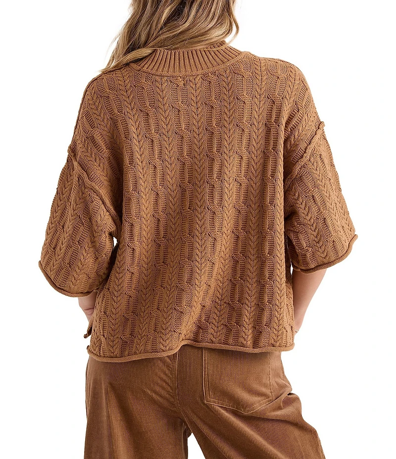 Volcom Oversized Cable Knit Sweater