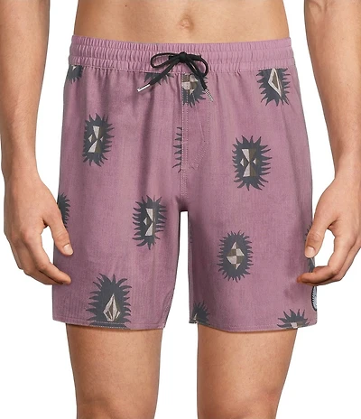 Volcom Psyche 17#double; Outseam Swim Trunks