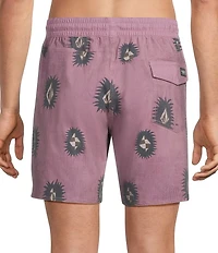 Volcom Psyche 17#double; Outseam Swim Trunks