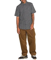 Volcom Scaler Stone Geo Print Short Sleeve Woven Shirt