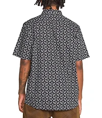 Volcom Scaler Stone Geo Print Short Sleeve Woven Shirt