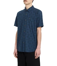 Volcom Scaler Stone Printed Short Sleeve Woven Shirt