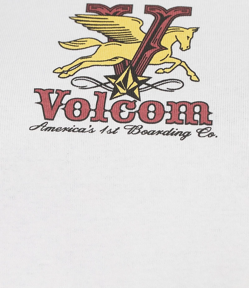 Volcom Short Sleeve As If Cropped Baby Tee