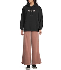 Volcom Stone Art Up Long Sleeve Brushed Back Fleece Hoodie