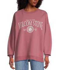 Volcom Stone Long Sleeve Brushed Fleece Sweatshirt
