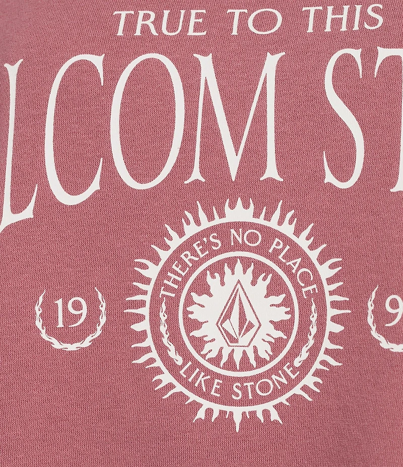 Volcom Stone Long Sleeve Brushed Fleece Sweatshirt