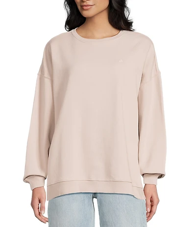 Volcom Stone Long Sleeve Slub Brushed Back Fleece Sweatshirt