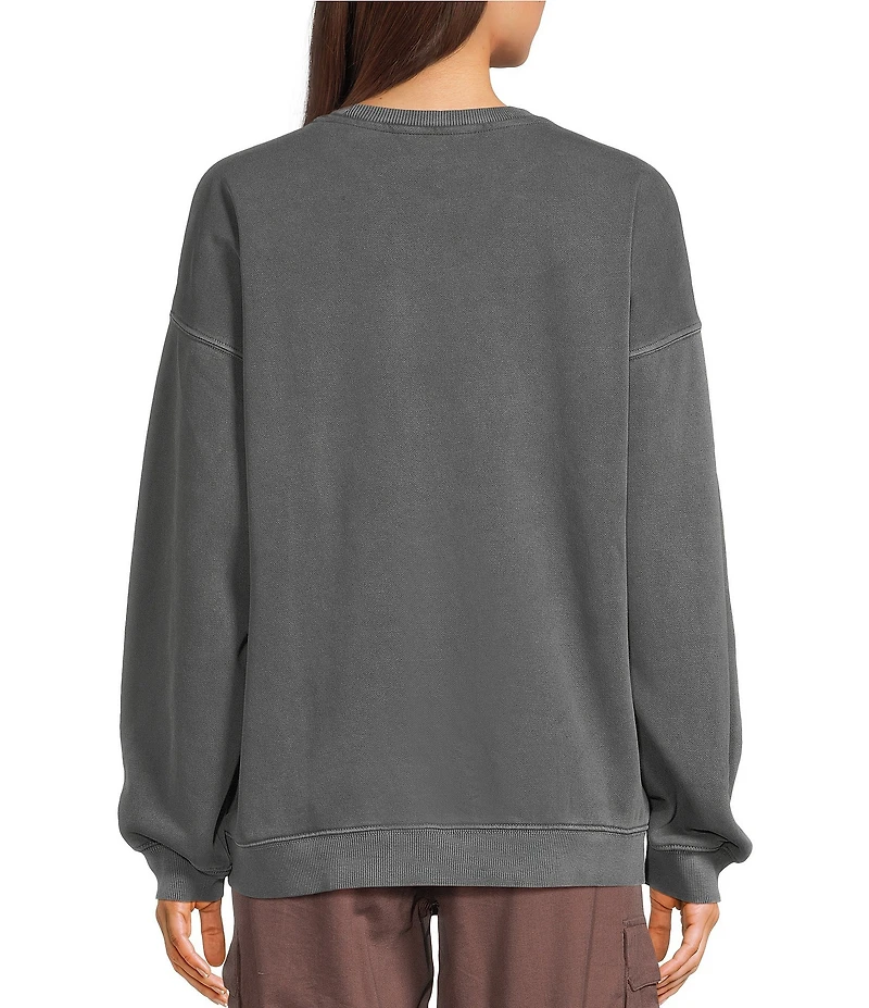 Volcom Stone Long Sleeve Slub Brushed Back Fleece Sweatshirt