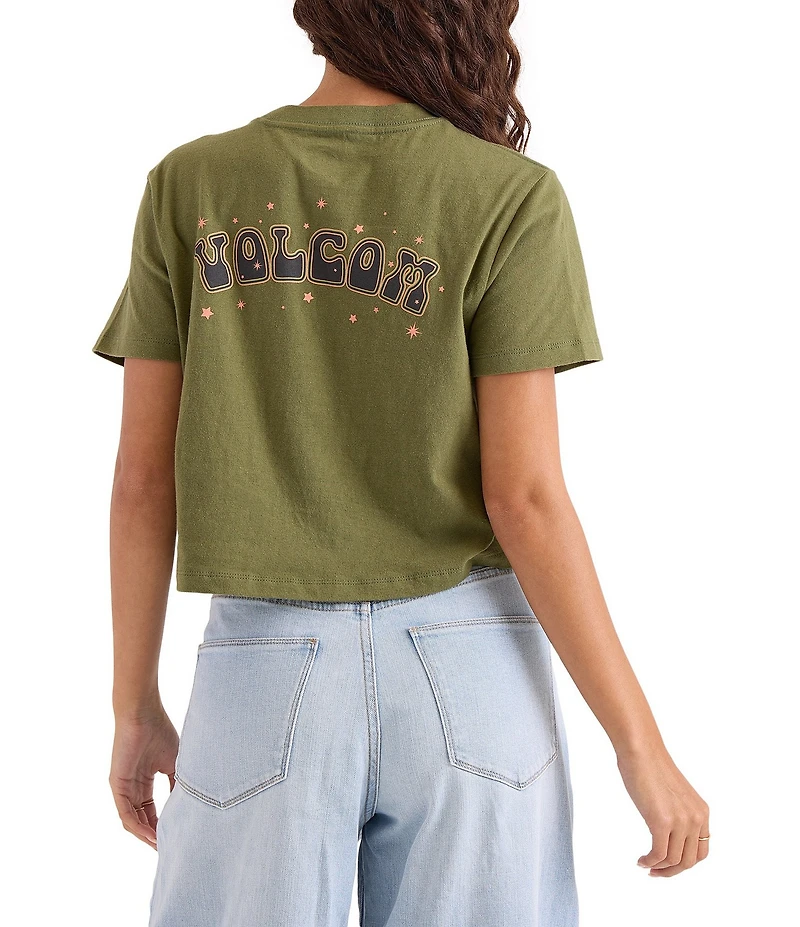 Volcom Super Melt Logo Pocket Cropped T-Shirt