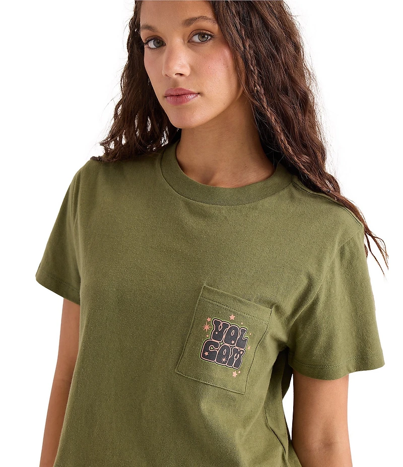 Volcom Super Melt Logo Pocket Cropped T-Shirt
