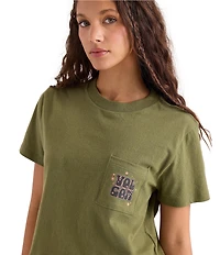 Volcom Super Melt Logo Pocket Cropped T-Shirt