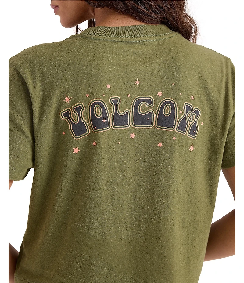 Volcom Super Melt Logo Pocket Cropped T-Shirt