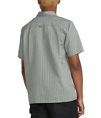 Volcom Trade Stone Stripe Short Sleeve Woven Shirt