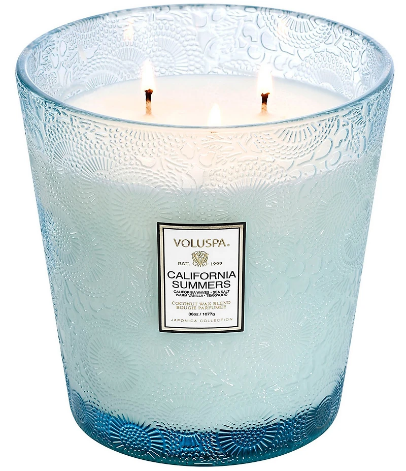 Voluspa California Summers 3 Wick Hearth Candle
