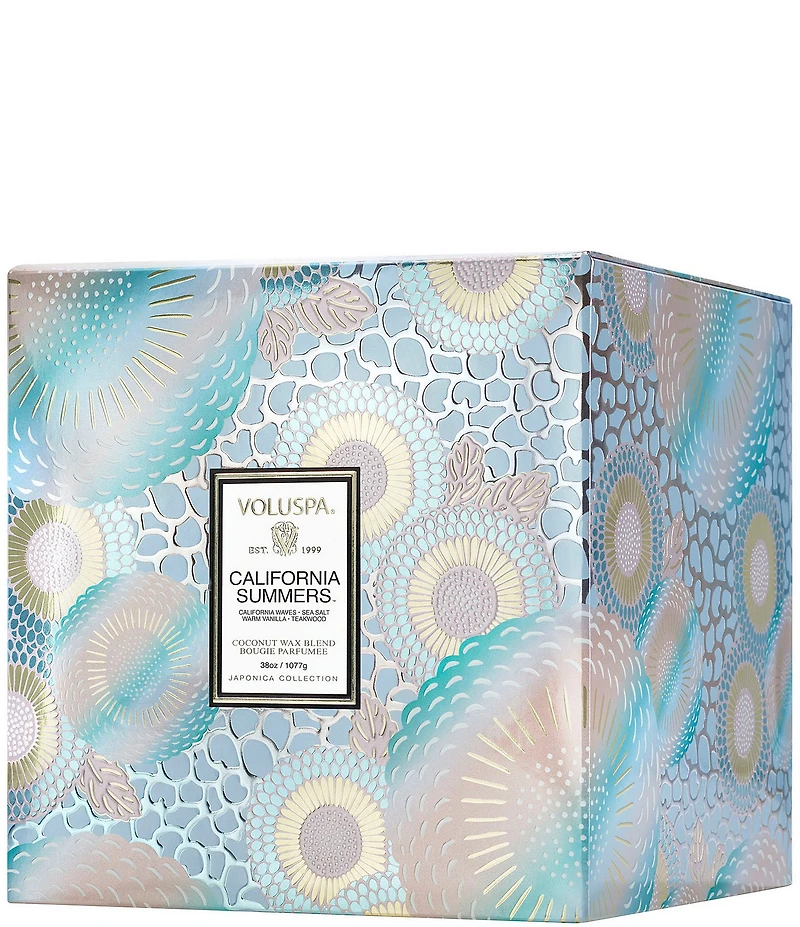 Voluspa California Summers 3 Wick Hearth Candle