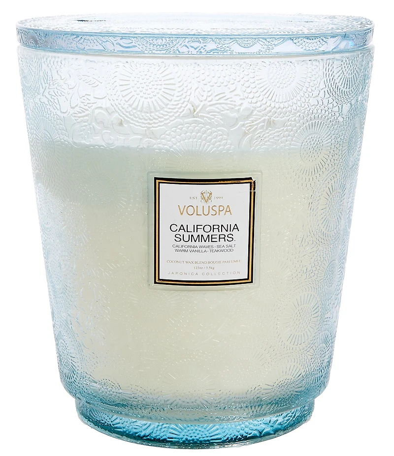 Voluspa California Summers 5 Wick Hearth Candle with Lid