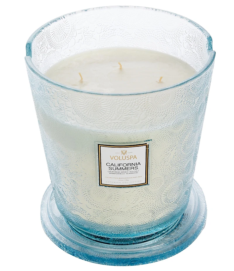 Voluspa California Summers 5 Wick Hearth Candle with Lid