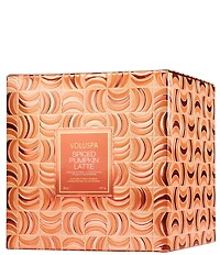 Voluspa Capsule Collection Spiced Pumpkin Latte 3-Wick Hearth Candle