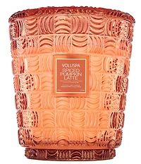 Voluspa Capsule Collection Spiced Pumpkin Latte 5-Wick Hearth Candle With Lid